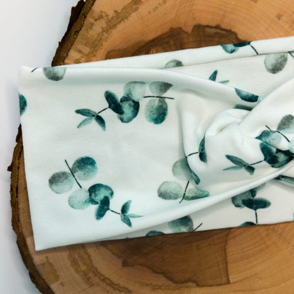 Stirnband glatt "Eukalyptus grün" – Bild 2