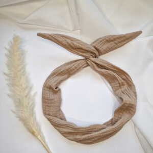 Haarband zum binden "beige"