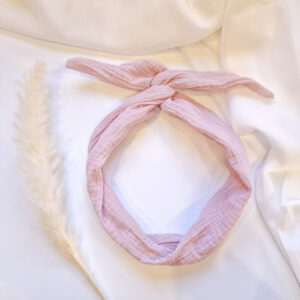 Haarband zum binden "rosa"