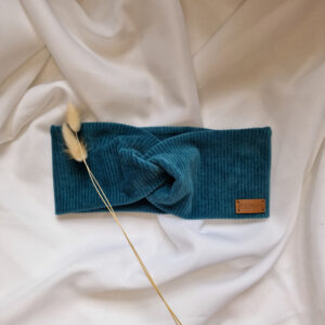 Stirnband Cord "petrol"