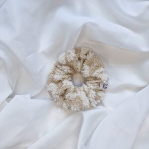 Scrunchie Teddyfleece "Leo beige"