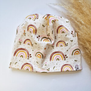 Beanie "Regenbogen rosa"