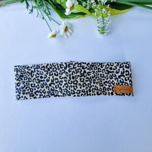 Haarband "Leo schwarz/beige"