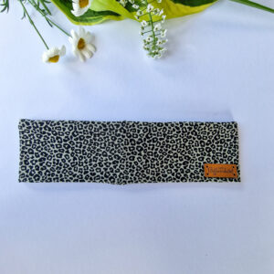 Haarband "mini Leo schwarz/grün"