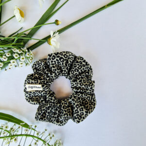 Scrunchie "Leo schwarz grün"