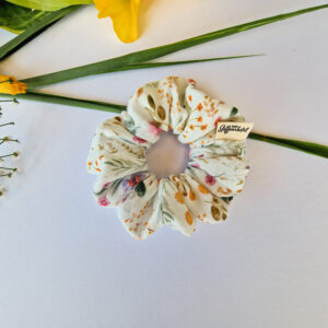 Scrunchie Musselin "Blumenwiese"