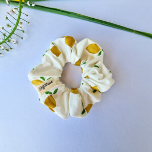 Scrunchie "Zitrone gold"