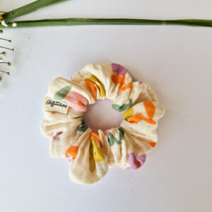 Scrunchei Musselin "Flower Power"